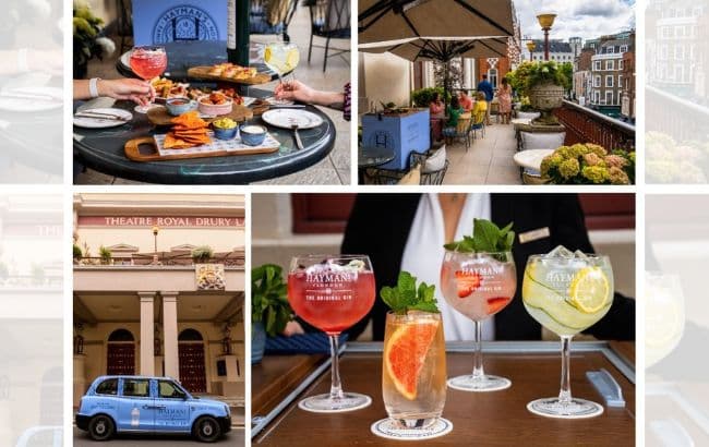 Hayman’s gin terrace opens in Covent Garden